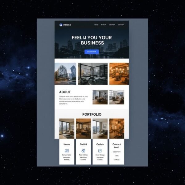 5 page website design charges